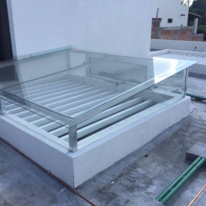 Mái Kính Giếng Trời Đẹp Quận 4 Cho Nhà Phố