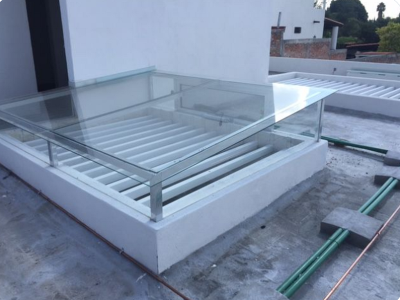 Mái Kính Giếng Trời Đẹp Quận 4 Cho Nhà Phố