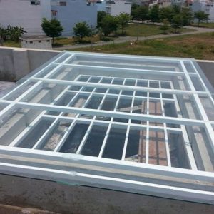 Mái Kính Giếng Trời Thủ Đức 2026 - Giải Pháp Đóng Mở Tự Động, Lấy Sáng Đẳng Cấp
